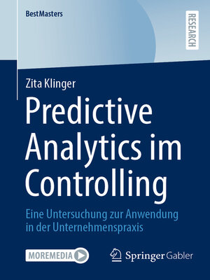 cover image of Predictive Analytics im Controlling